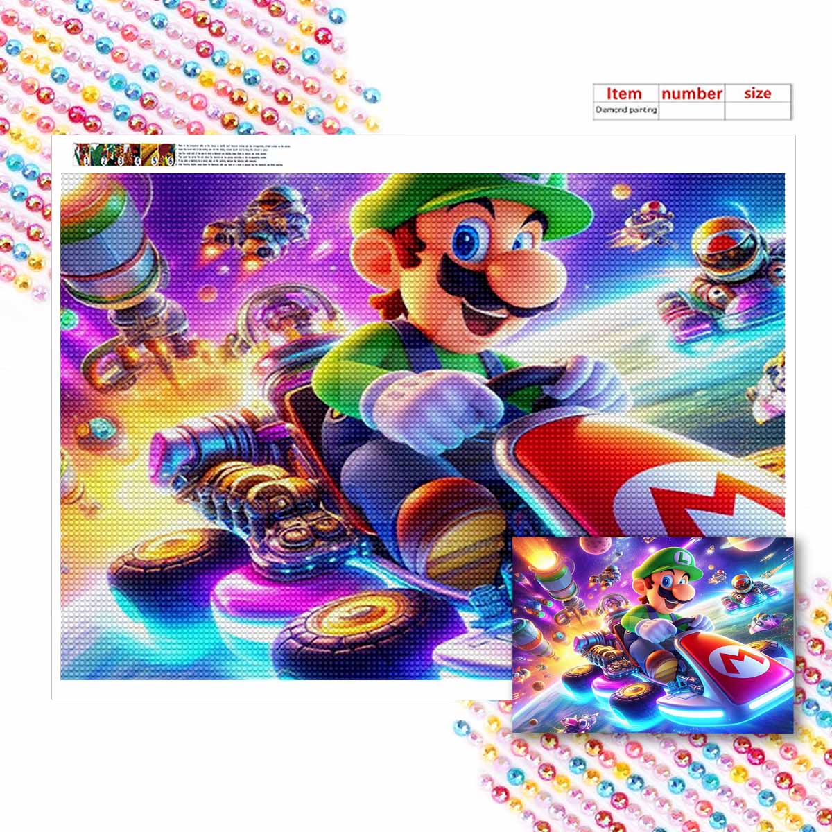 

Алмазная живопись своими руками, милые аниме-персонажи, набор для вышивания крестом, мозаичное искусство, алмазная живопись, алмазная выкладка полным кругом, украшение для дома Round 20x30cm