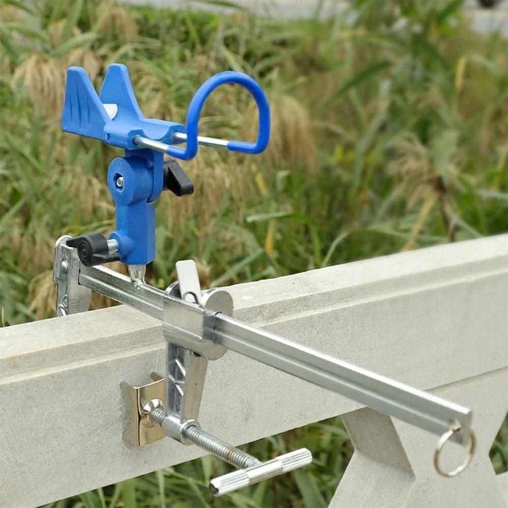 Adjustable Fishing Rod Racks Heavy Duty Fishing Rod Stand Quality Clamp-on Rod Holder Bridge