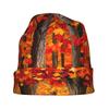 Jungle Branches Adult Fashion Beanie That Effortlessly Transitions from Morning Commutes To Evening Walks While Maintaining a Clean Urban Look