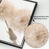 Wall Art Print Beige Dandelion White Flower Palm Leaf Grass Quotes Canvas Painting Nordic Poster Decor Pictures For Living Room