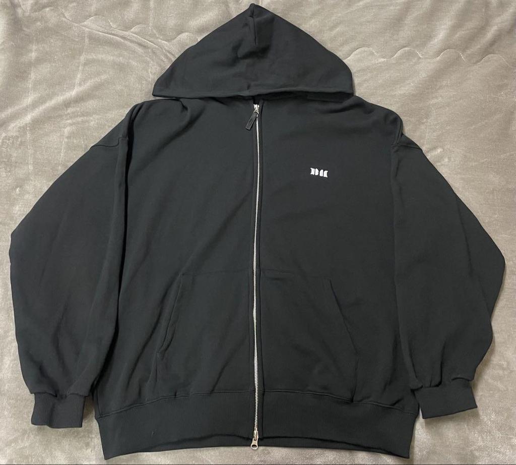 [USED] BABYMONSTER Zip Hoodie Black L Size