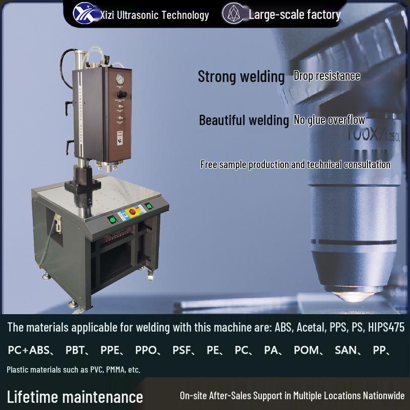 Floor-Standing Luxury Ultrasonic Welding & Cut-off Machine for Plastic & Zinc Alloy