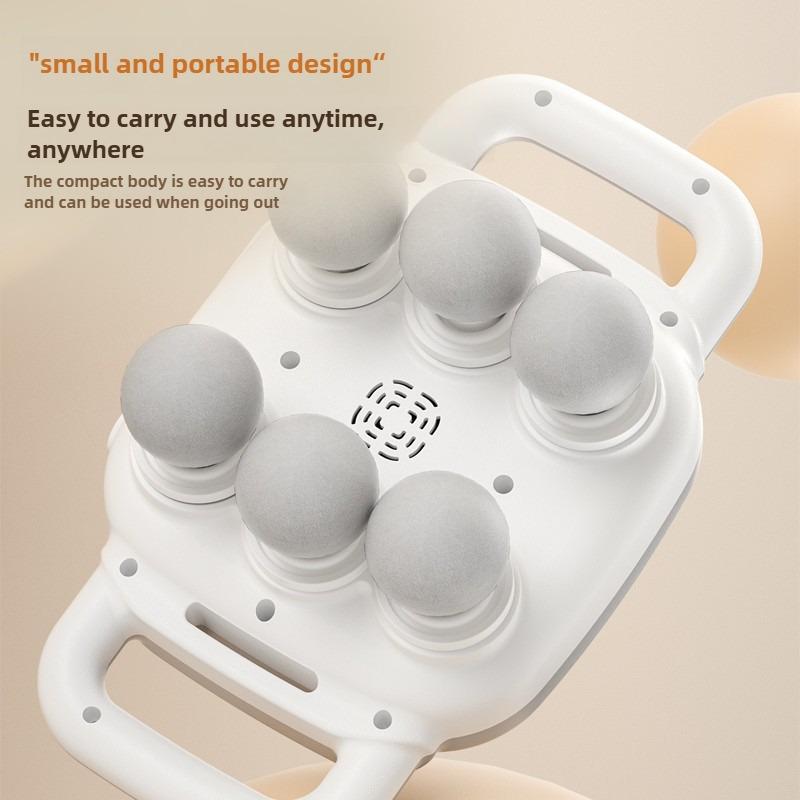 Six-head Fascia Massage Gun Full Body Deep Massage Electric Wireless Massager Home High Frequency Muscle Vibration Relaxation