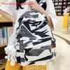 Backpack 2025 New Personalized Graffiti Backpack Travel Bag College High School Backpack Computer Bag