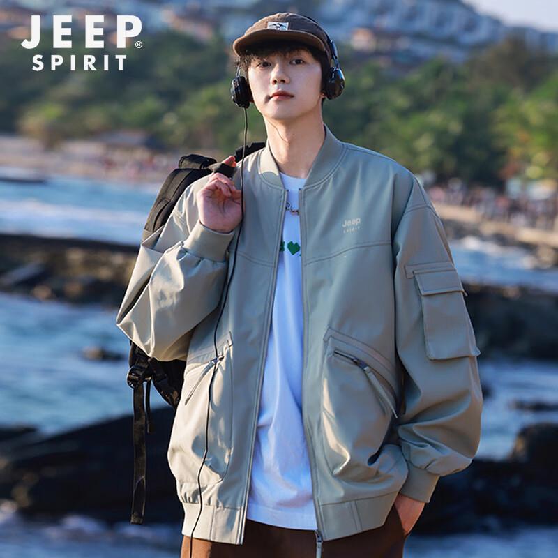 JEEP SPIRIT Men's Casual Windproof Jacket