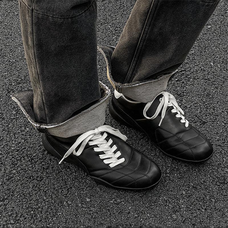 2025 Spring Retro Diagonal Lace-Up Unisex Thick-Soled Casual Sports Shoes