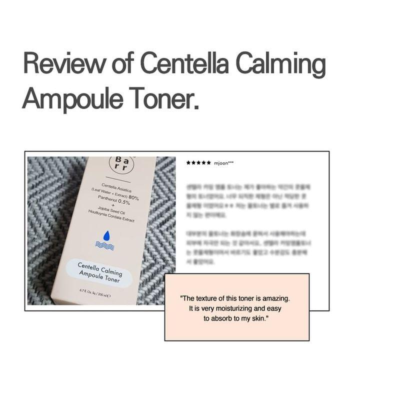 Barr - Calming Ampoule Toner s Centellou