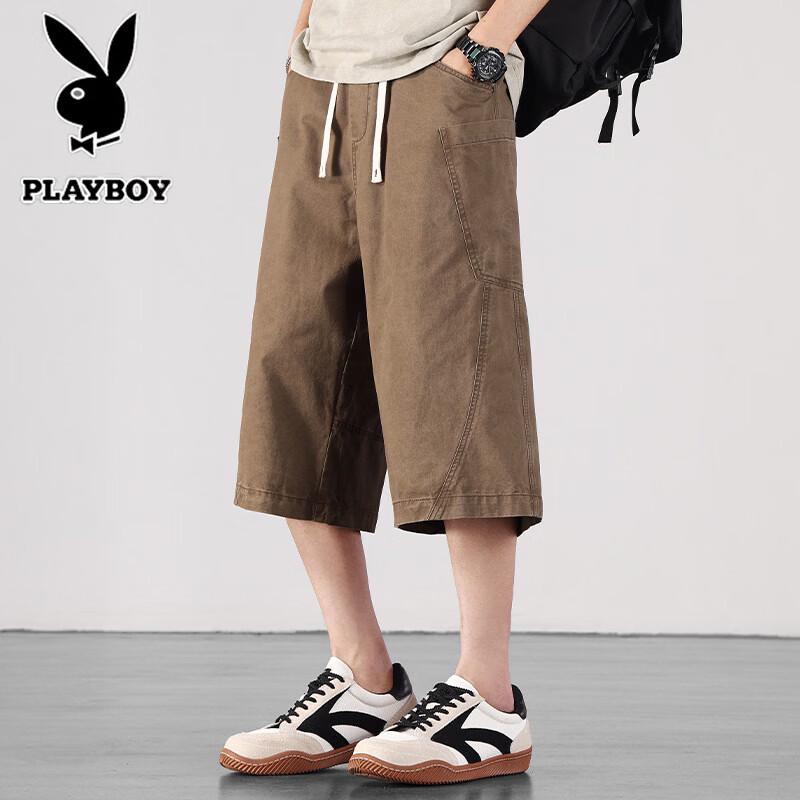 Мужские ультратонкие быстросохнущие шорты 3/4 Playboy 2XL