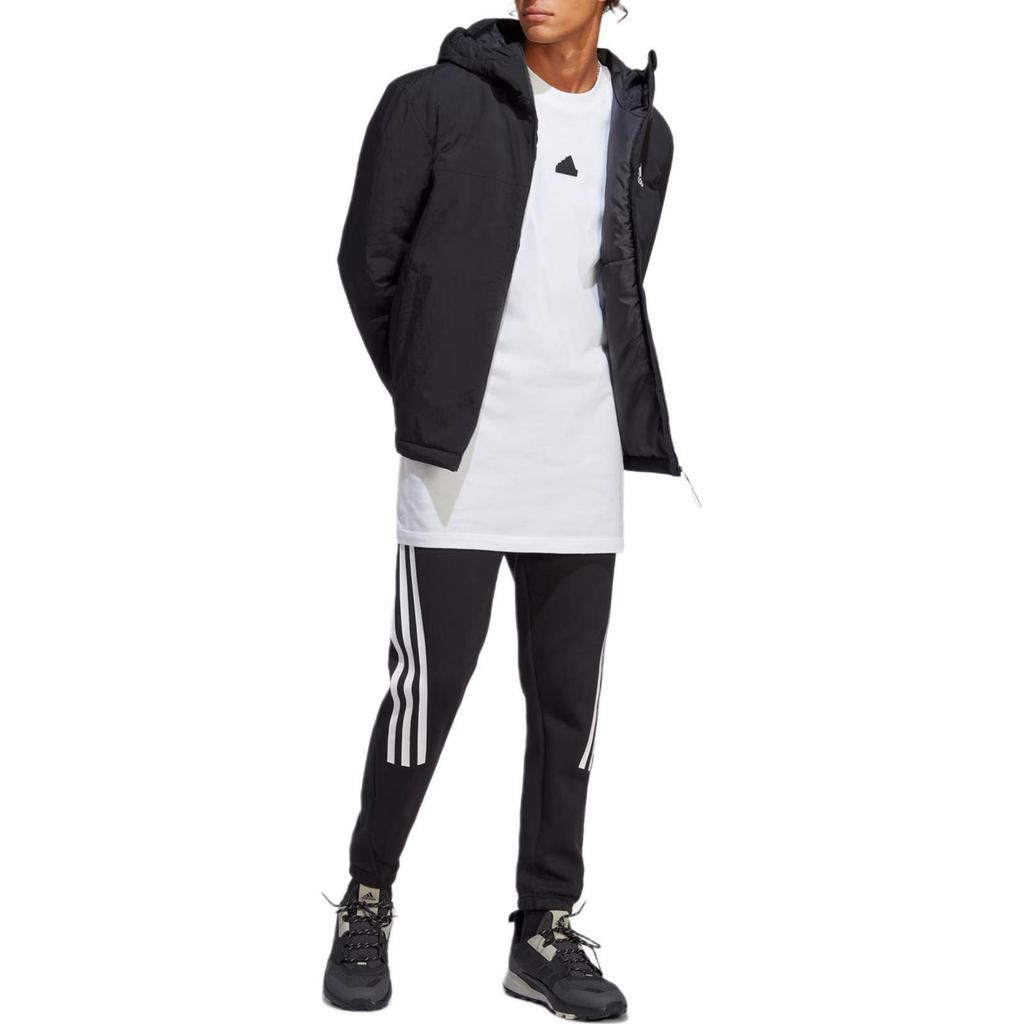adidas Jackets Men's Black Hooded Moderate Other HT8715