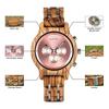 BOBO BIRD Wooden Pair Watches with Gift Box, Analog, Japanese Quartz Movement, Chronograph, Lightweight, Date Display, Stopwatch, Men's & Women's, Cou