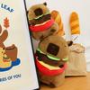 Bambola Capibara Burger Giocattolo di Peluche Capibara Burger Carino Scambio di Regali di Compleanno
