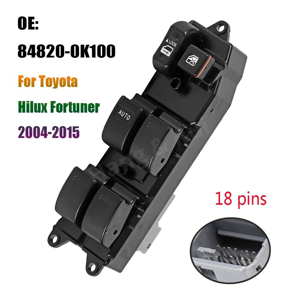 84820-12480 84820-0K100 For 2004-2015 Toyota Hilux Fortuner Front Left Electric Power Window Switch Lifter Control Button 84820-0K100
