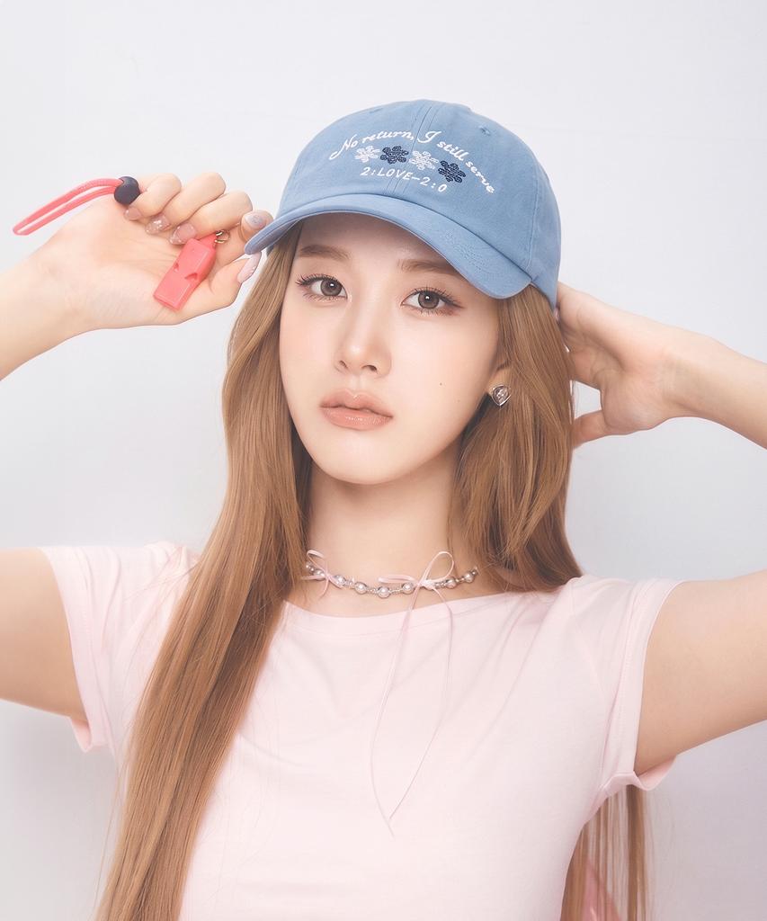 Makeumokeu [Stayc] Stitchi_Stitch Artwork Embroidered Cotton Ball Cap_Marin
