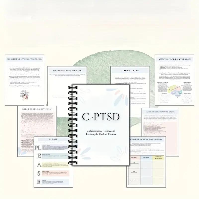 

Cross-Border Black Spiral Planner A5 - C-PTSD Edition No