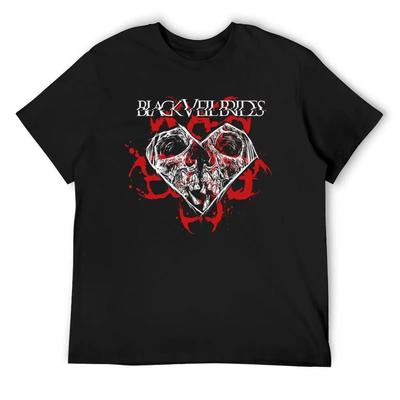 Man Aesthetic Tee Shirt Premium Short-Sleeve Custom Tops Black Music Veil Brides T-Shirt Harajuku T-Shirts
