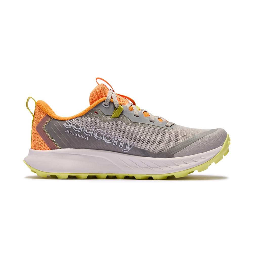 SAUCONY Peregrine 15 Multifunctional Professional Trail Low-Top Running Shoes Unisex Running Shoes Gray Yellow S20990-154