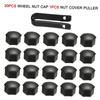 Wheel Nut Cap Replacement For Tesla  Wheel Nut Covers Lug Wheel Cap Lug Nut Cover Puller Kit 21pcs