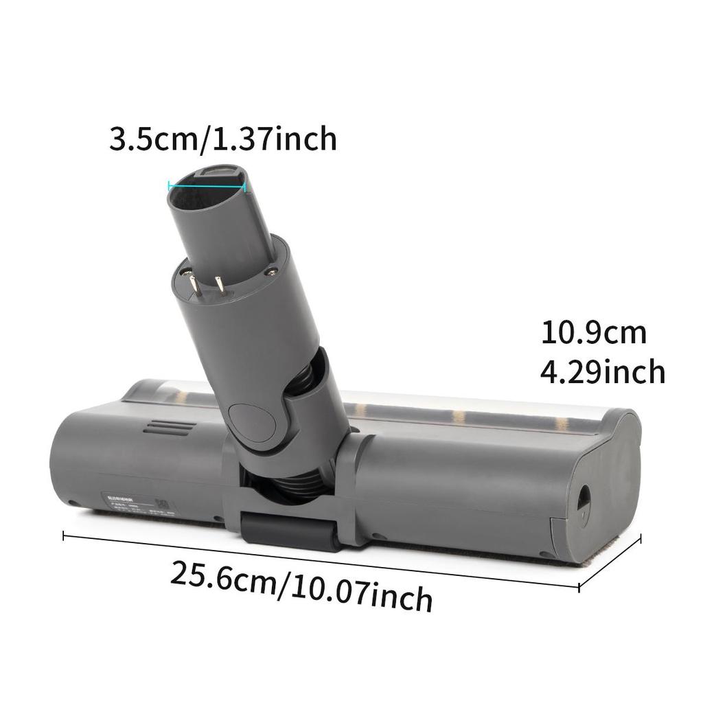 Vhodné pro vysavače Dreame V12S V16S V11 V12 T10 T20 T30 T20pro T30NEO Měkký sametový podlahový kartáč s LED světlem