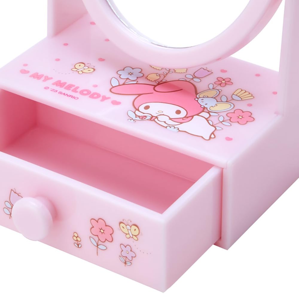 Sanrio My Melody Mirror 14 x 10 x 6 Stylish Accessories Always Sanrio Character 112895 SANRIO Stand, cm, - -