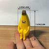 3pcs/2pcs/1pc Anxious Banana 3D Printed Figurines | Durable PLA Material, Creative Decor for Home, Office, and Car