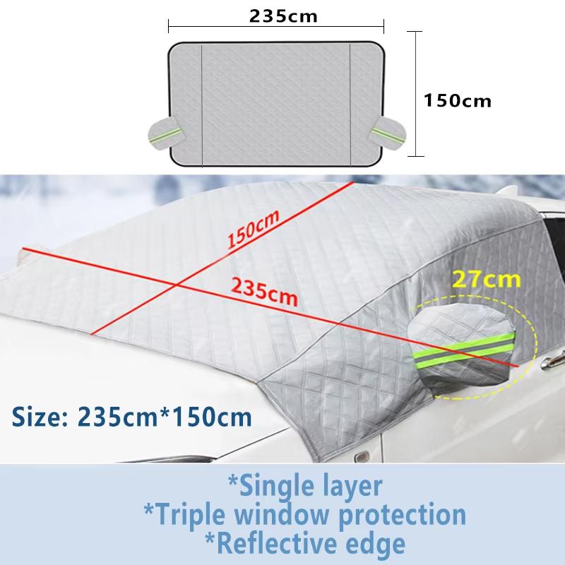 For Volkswagen Tiguan L 2024 2025 2026 MK3 Auto Snow Shield Anti-Icing Snow Winter Sunshield Front Windshield Cars Accessories