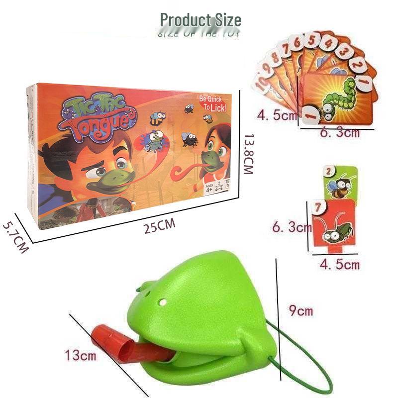 Chameleon Tongue Game: Interactive Parent-Child Card and Board Play