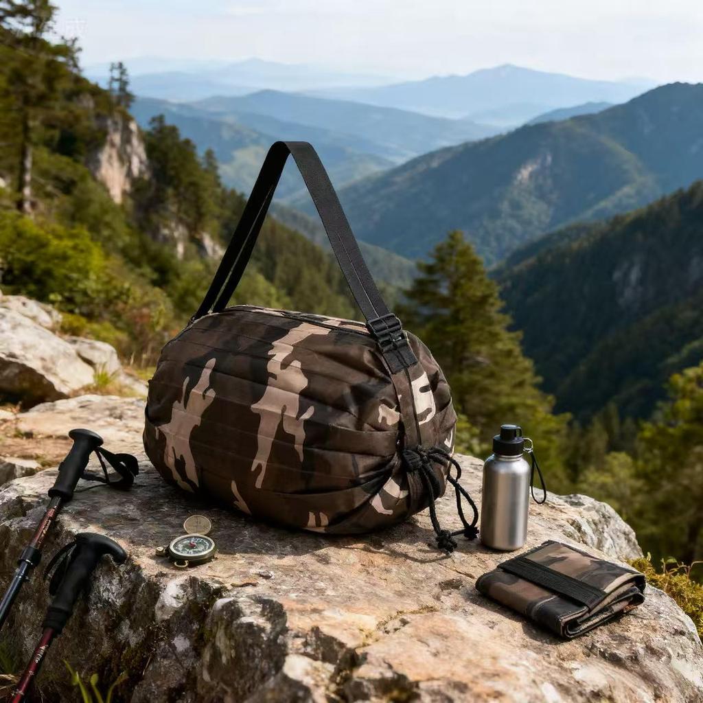 Foldable Japanese-Style Eco-Friendly Travel Shoulder Bag