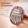 Mini Kalimba 8 Tangi Tumme Piano 1 Förpackning Vattendroppe Stil Sött Instrument Bärbar Utsökt Gåvoset för Barn