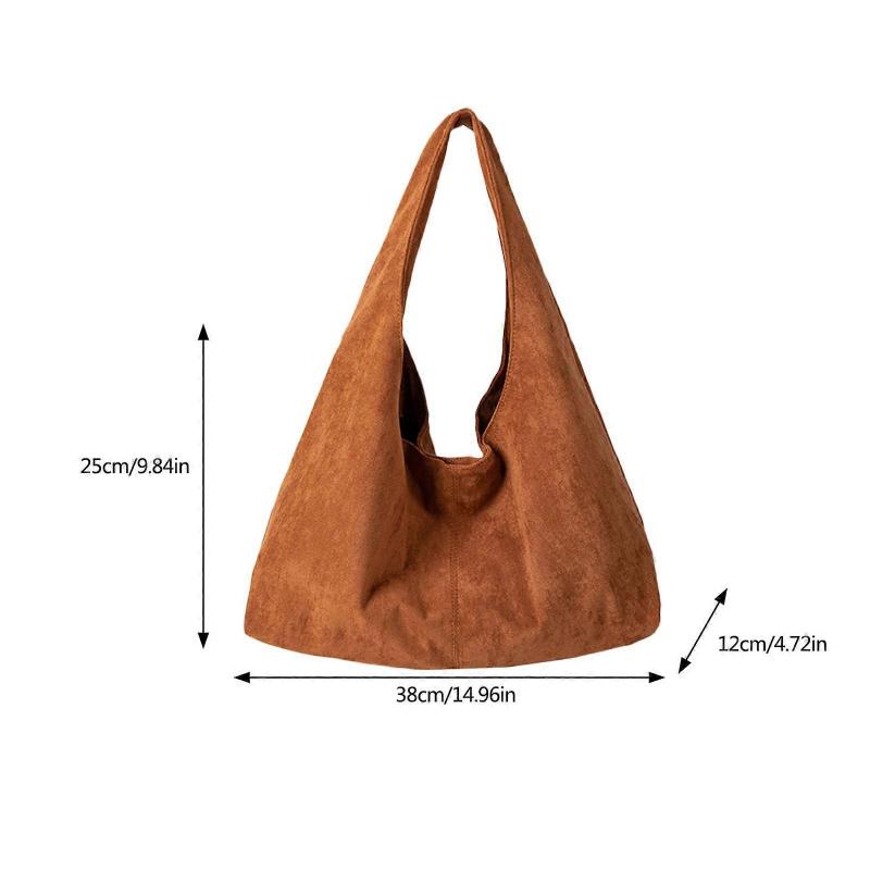 Multipurpose Slouchy Bag Office Handbag Work Bag for Women Retro Shoulder Bag Underarm Purse for Business and Travel Green