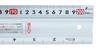 Shinwa Sokutei Aluminum Cutter Ruler Cutting Master 2m W Left Base Point 65091