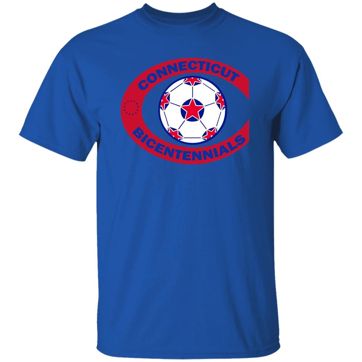 Connecticut Bicentennials T-shirt Classic NASL Soccer 4XL