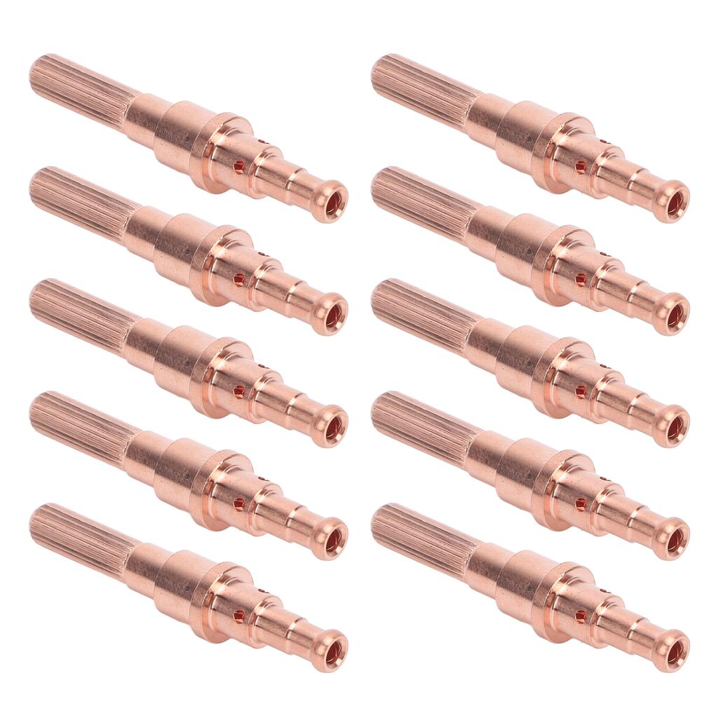 10PCS Plasma Electrodes 98215 Brass Electrode Replacement for Thermal Dynamics SL60 SL100 Cutting