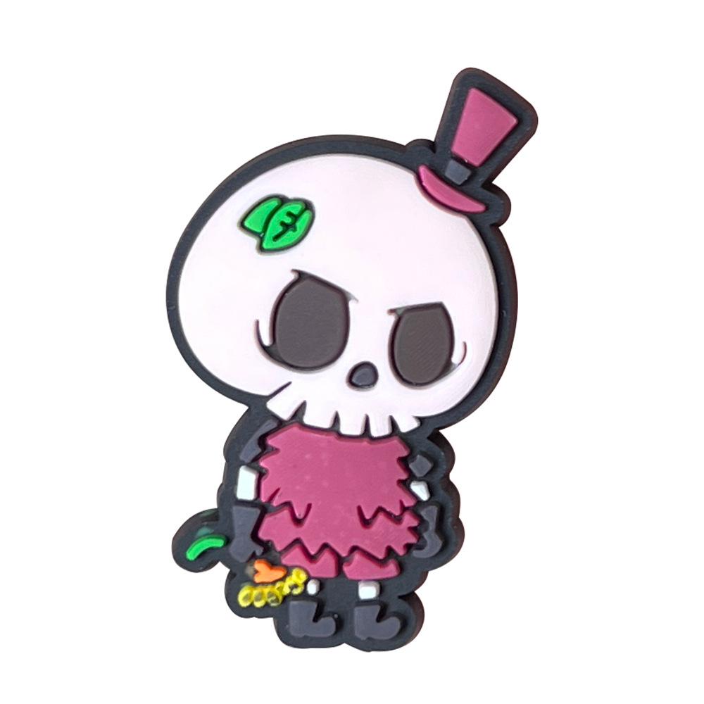 Adorable Cartoon Labubu Clog Shoe Charms - PVC Decoration & Flower Accessories