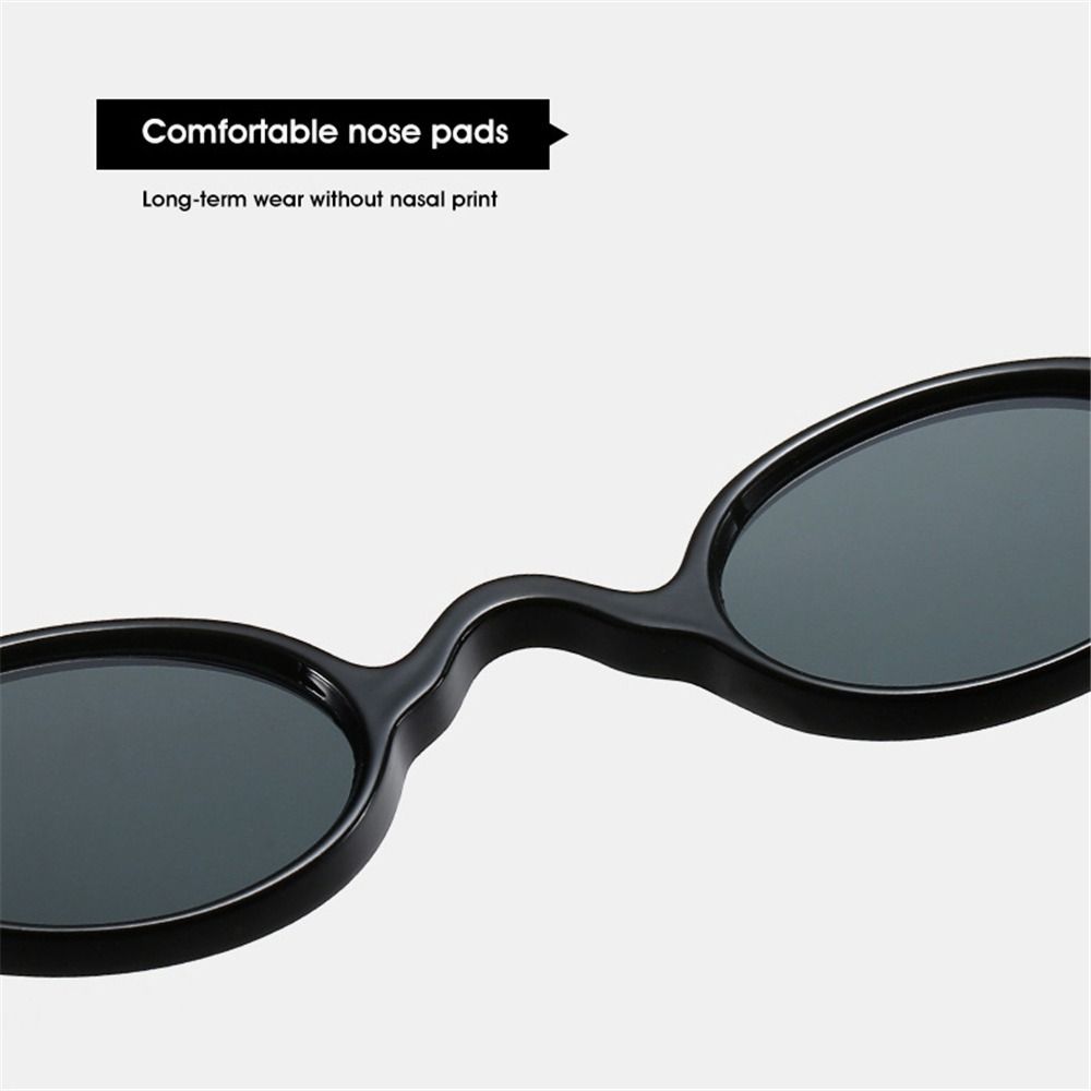 Travel UV400 Hip Hop Punk Small Frame Round Sunglasses Sun Glasses Oval Sunglasses