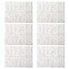 6 Sheets Large Number Stickers Adhesive Numbers Stickers for Garbage Bins Trash Can Number Stickers