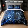 Atalanta FC Design Bed Bedding Set 1 Duvet Cover + 2 Pillowcases Soft Breathable Household Bed Linens
