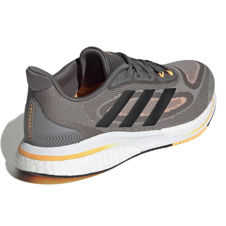 Adidas Supernova+ Men's Grey Four Core Black Flash Orange GX2952
