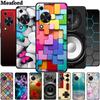 Phone Case For Huawei Nova Y72 Case Luxury Soft Silicone TPU Back Cover For Huawei Enjoy 70 Enjoy70 Cute Protector Colorful Capa