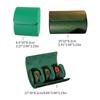 Vintage Leather Watch Holder Box Watch Roll Case Round Buckle Watch Pocket Bag Outdoor Convenient Couple Watch Storage