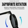 Adjustable Zoom Round Frame Sunglasses Men Women Polarized Sun Glasses Outdoor Filter Lenses 2025 Retro Fishing EyeglassesShades