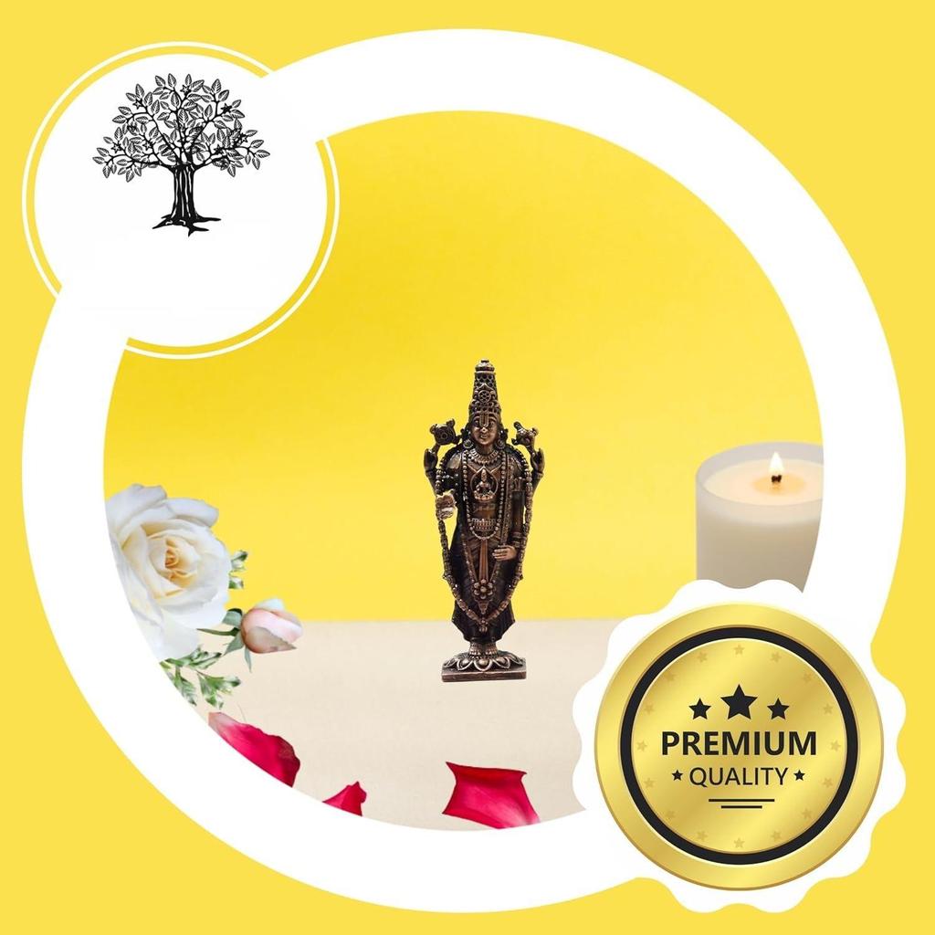 3.25-Inch Handmade Copper Balaji Idol – Special Edition with Patina Antique Finish