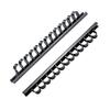 5Pcs Screwdriver Organizer and Wrench Organizer Hand Tool Holder Plastic Rail Wrench Hanger Wall Mount Rack for Garage