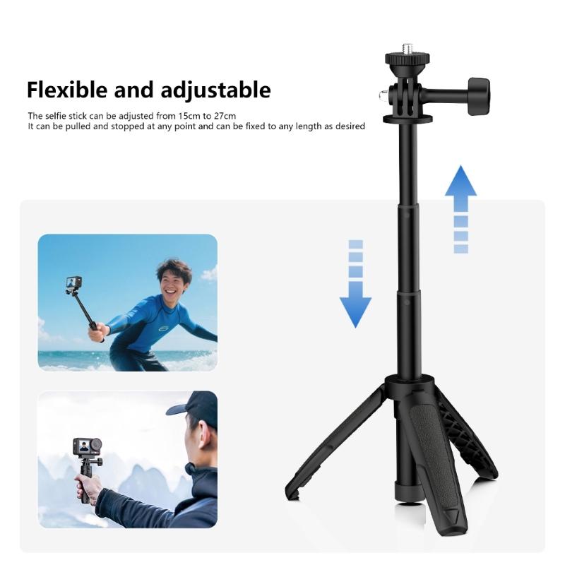 Adjustable Selfie Stick Tripod Stand For Smartphones Cameras Portable Aluminum Build Extendable Handle For Vlog