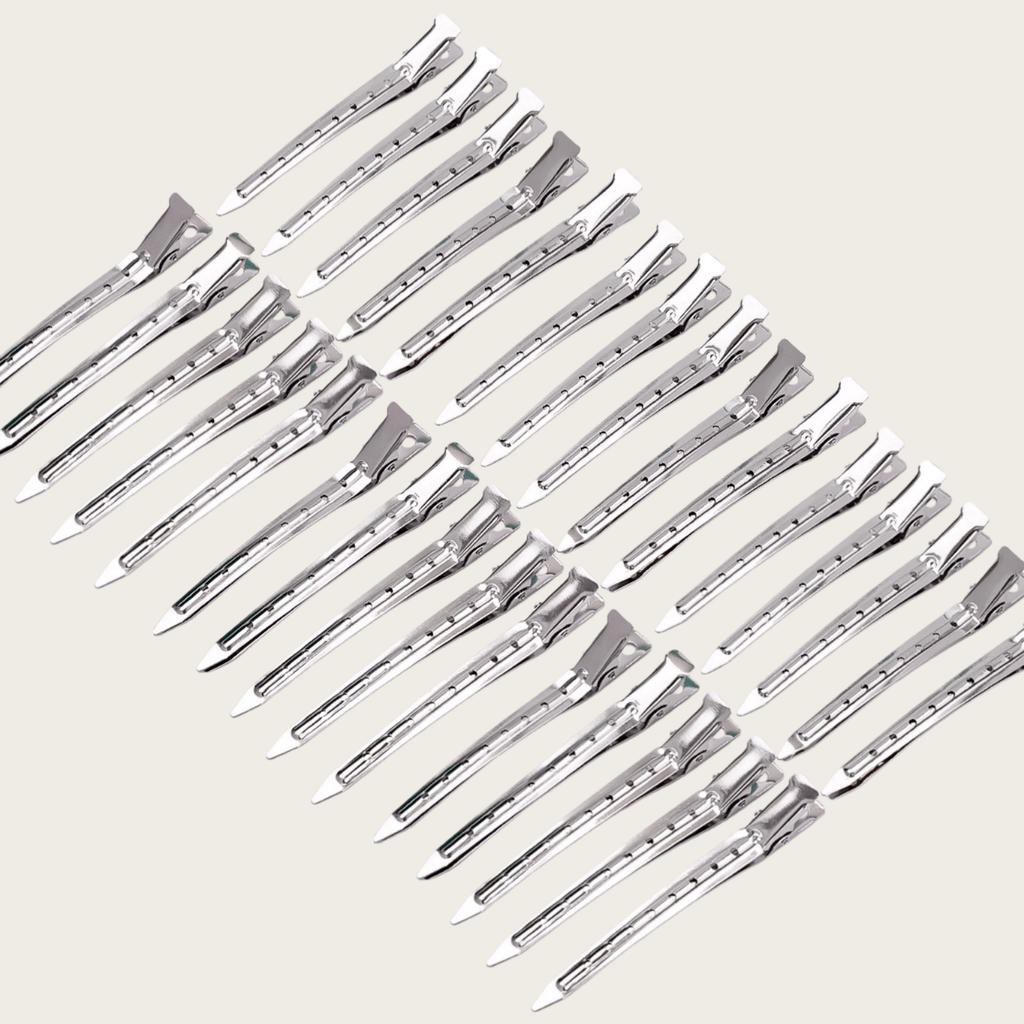 10 Stück/20 Stück/30 Stück/50 Stück Metall Haar-Sektionierklammern Set, Pin-Lockenklammern für Damen Schnabelklammer, Haarprodukte und Zubehör