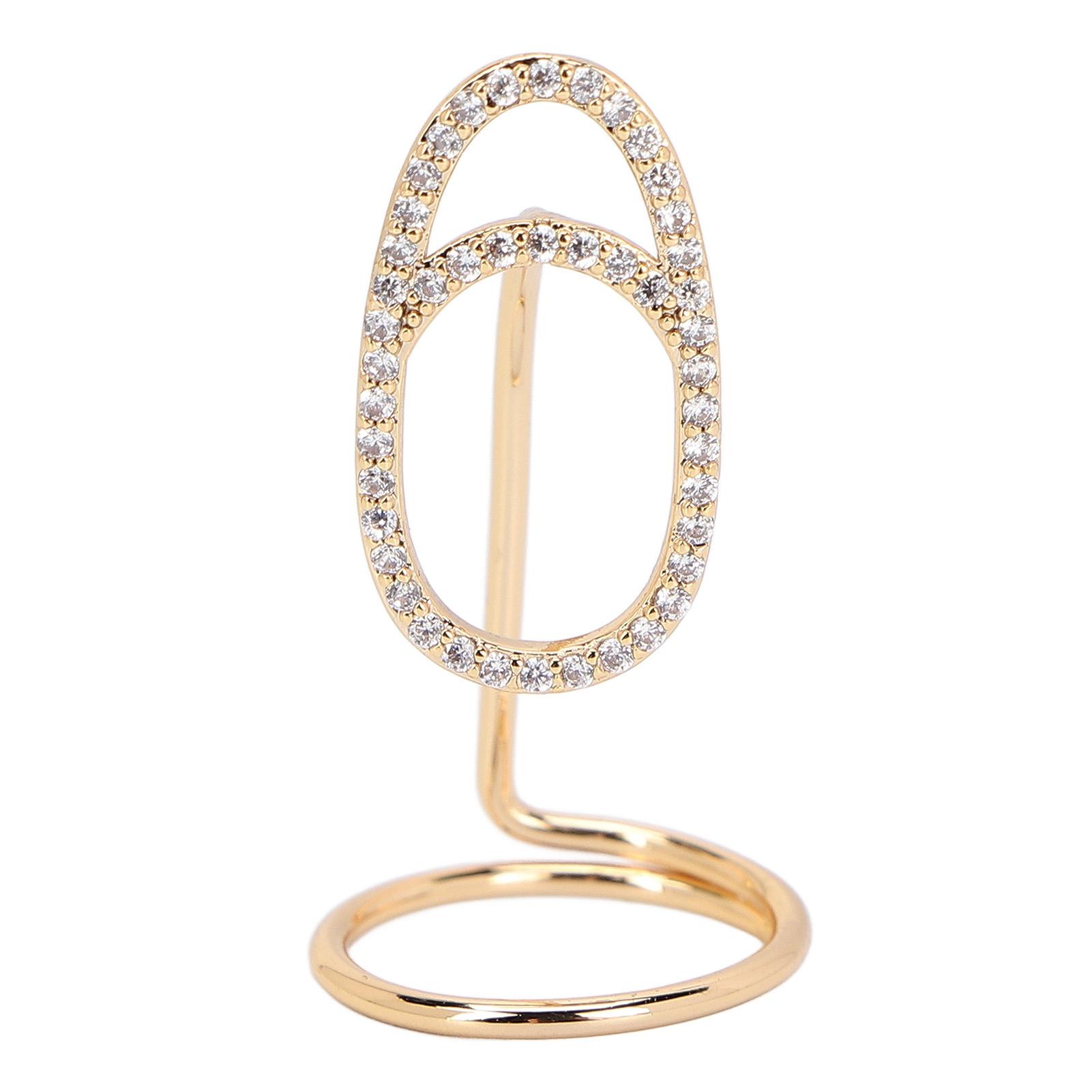 

Кольца для ногтей женские стразы изысканные модные покрытия для ногтей украшения для ногтей Gold