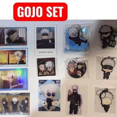 Jujutsu Kaisen Gojo Satoru Complete Goods Set Keychain Badge Card Lot Japan