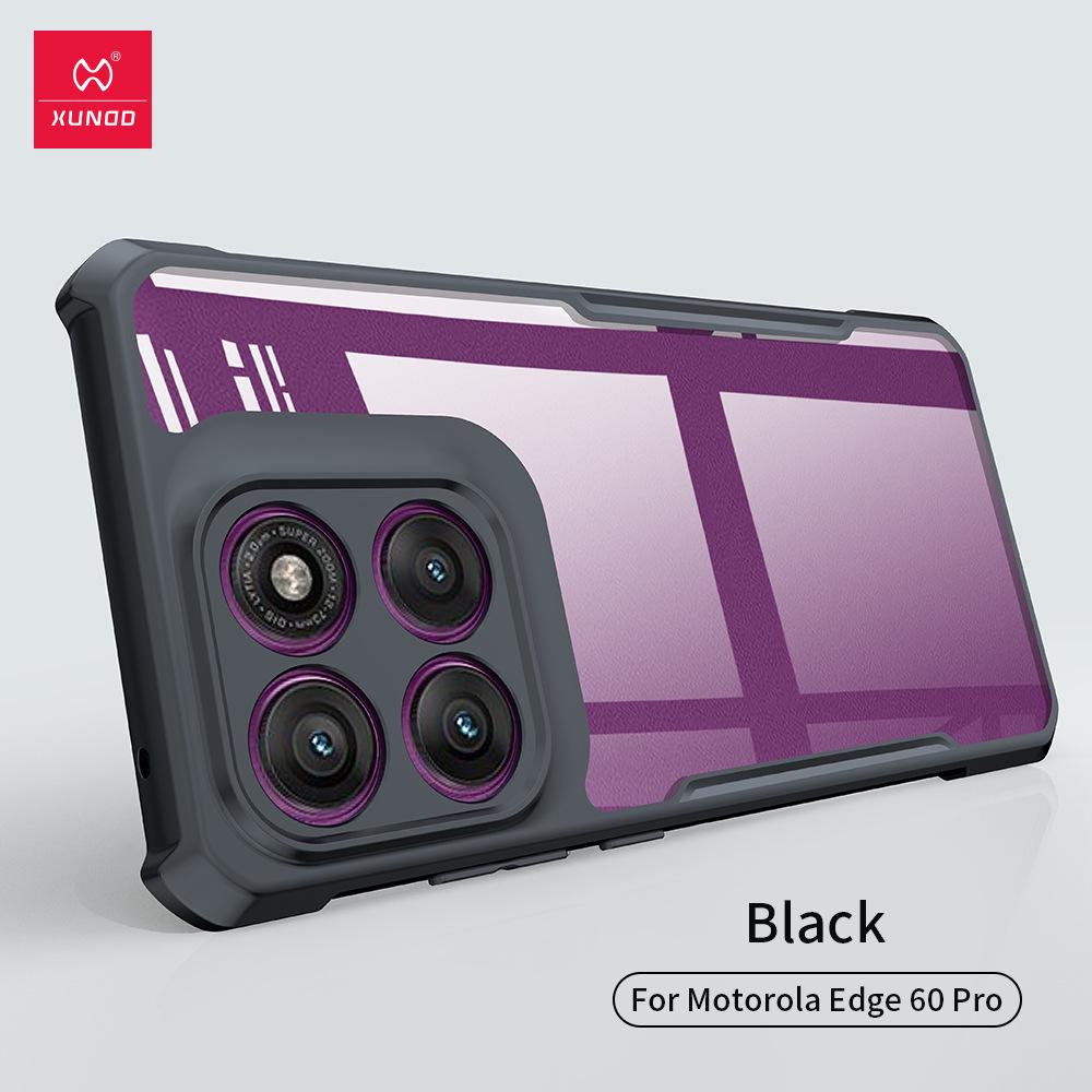 

Motorola Edge 60 Pro Protective Case - Xundi Premium Edition Motorola Edge 60 Pro прохладный черный