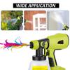 Cordless Paint Sprayer   Powerful Motor Electric Spray Paint   With Nozzle