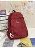 Style Leopard Print Backpack For School Girls With Canvas And Laptop Pocket