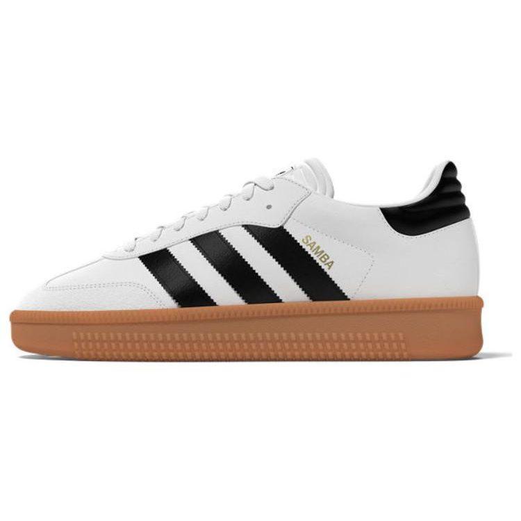 adidas Originals Samba XLG Low Top Skateboard Shoes Unisex White Black IE1377